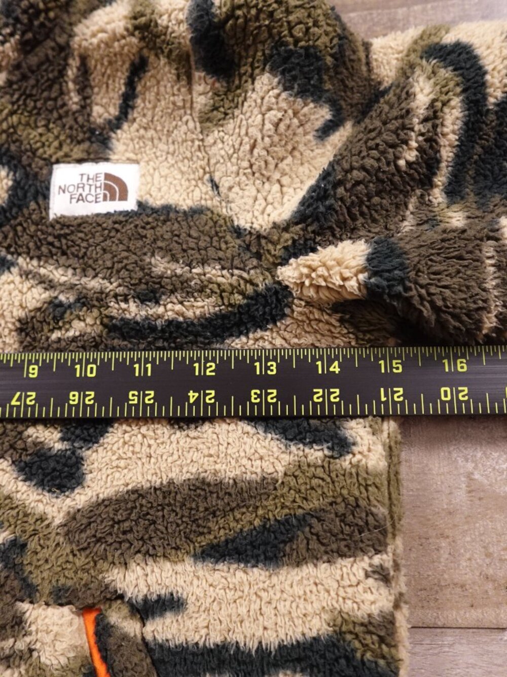 The North Face Campshire Fleece Hoodie Toddler 6T Camo Sherpa Full Zip - Picture 5 of 13